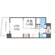 セレニテ京橋クレアの間取り画像