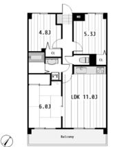 ケイエル市川の間取り画像