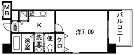 サヴォイ ザ・ブルネットの間取り画像