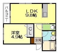 ハイツエイティエイトの間取り画像