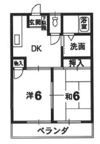 オリーブハイツの間取り画像