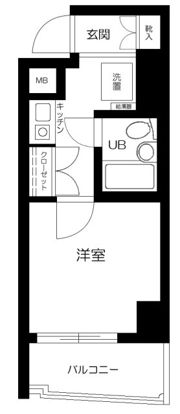 ドルチェ新宿の間取り画像