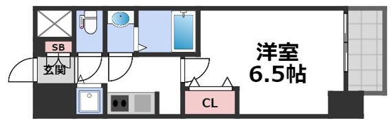 S-RESIDENCE都島Elegantの間取り画像