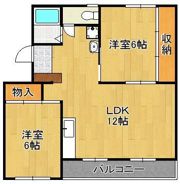 ヴィラナリー中間II 3号棟の間取り画像