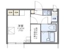 レオパレスプログレ エヌベータの間取り画像