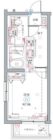 クレヴィスタ成増Ⅱの間取り画像