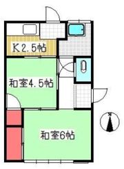 井上貸家の間取り画像
