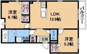 Forest Maison南草津N棟の間取り画像