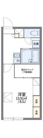 レオパレスオーキッドⅢの間取り画像