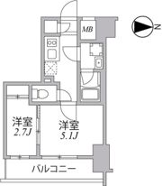 SYFORME住吉の間取り画像