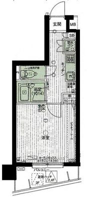 パークウェル文京千石の間取り画像