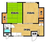 村瀬マンションの間取り画像