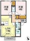 レクスト上野の間取り画像