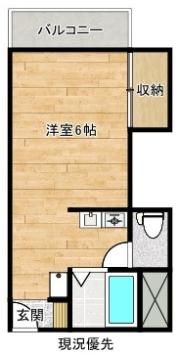 コーポスズキの間取り画像