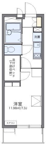 レオパレスセレノの間取り画像