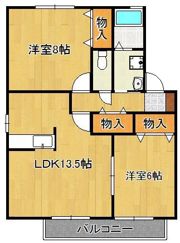 ル・クレールやつえの間取り画像