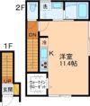 クレア B棟の間取り画像