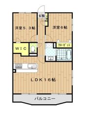 アンソレイユの間取り画像