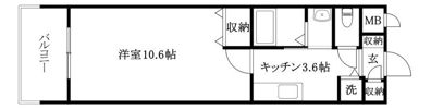 フォルテ高砂の間取り画像
