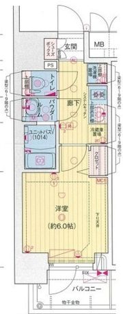 プレサンス西九条シティベイの間取り画像