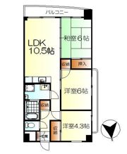 パークスエヒロの間取り画像