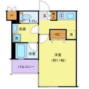 ディアレイシャス武蔵新城の間取り画像