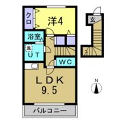 イースト加木屋の間取り画像