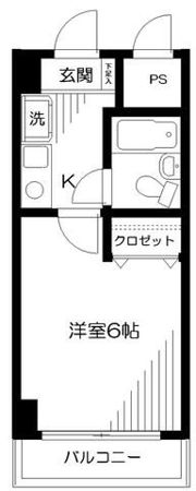 日神パレステージ蒔田の間取り画像