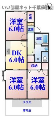 エクレール五井西Fの間取り画像