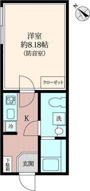 ラシクラス南行徳の間取り画像