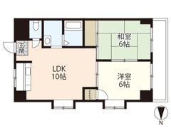 ルート大芝の間取り画像