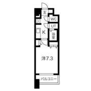 セレッソコートリバーサイドOSAKAの間取り画像