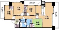 Brillia南草津駅前の間取り画像