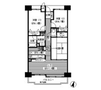 グランドメゾン江戸堀の間取り画像