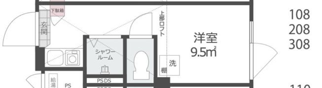 ノースヒル新宿イーストの間取り画像
