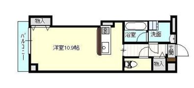 サンライズ五福公園の間取り画像