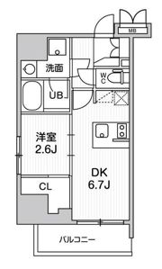 SYFORME大井町Ⅱの間取り画像