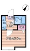 ソフィア一之江Bの間取り画像