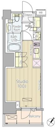 パークアクシス渋谷神山町の間取り画像