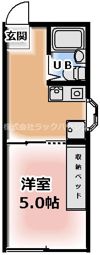 JPアパートメント守口Ⅳの間取り画像