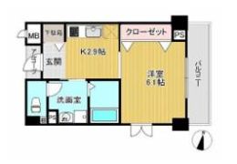 アベニューKOBE山本通りの間取り画像