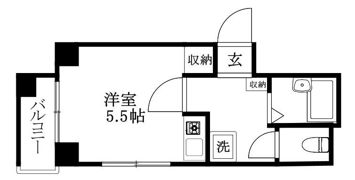エスポワール松山の間取り画像