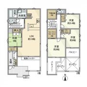 竹越1丁目戸建の間取り画像