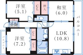 ボシュケ篠原の間取り画像