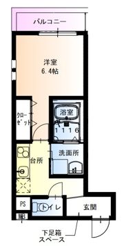フジパレス東三国Ⅵ番館の間取り画像