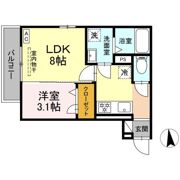 D-ROOMパルの間取り画像