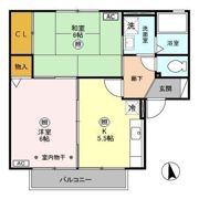 セレッソくらがの Bの間取り画像