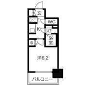 プレサンスタワー北浜の間取り画像
