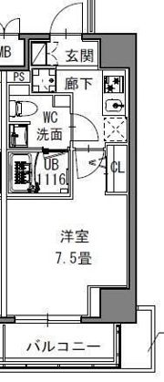 S－RESIDENCE新御徒町Westの間取り画像