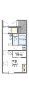 レオパレスはなみずきの間取り画像
